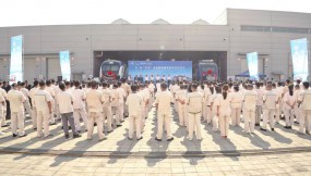  中·哈（甘肅）首批跨境維修機車交付哈方